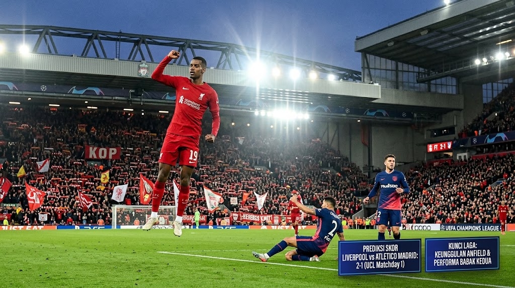 Prediksi Skor Liverpool vs Atletico Madrid di Liga Champions: The Reds Menang Tipis?