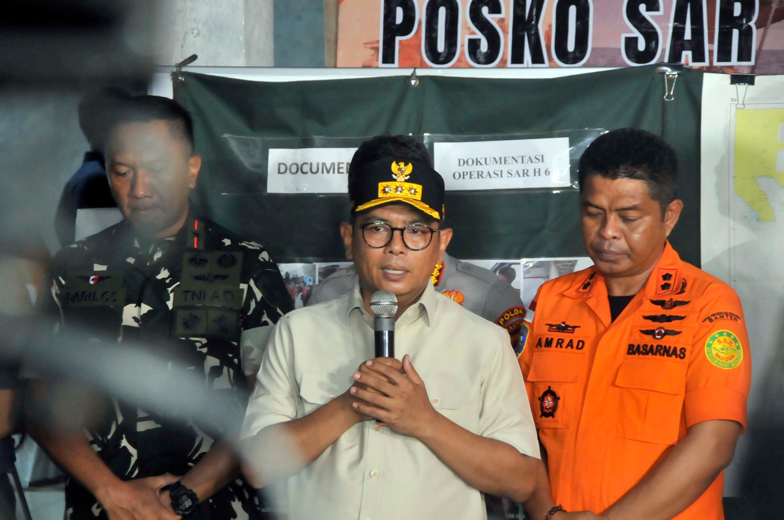 Gubernur Banten Perpanjang 3 Hari Pencarian Jurnalis yang Hilang di Anak Krakatau