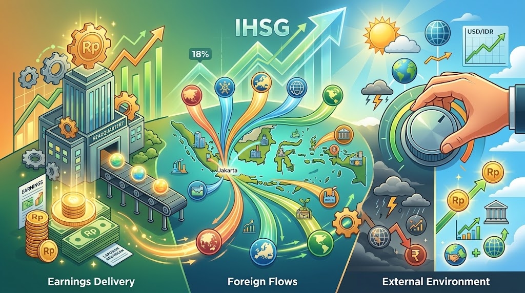 IHSG Sudah Naik 18 Persen, 3 Hal Ini Jadi Penentu Kenaikan Berikutnya