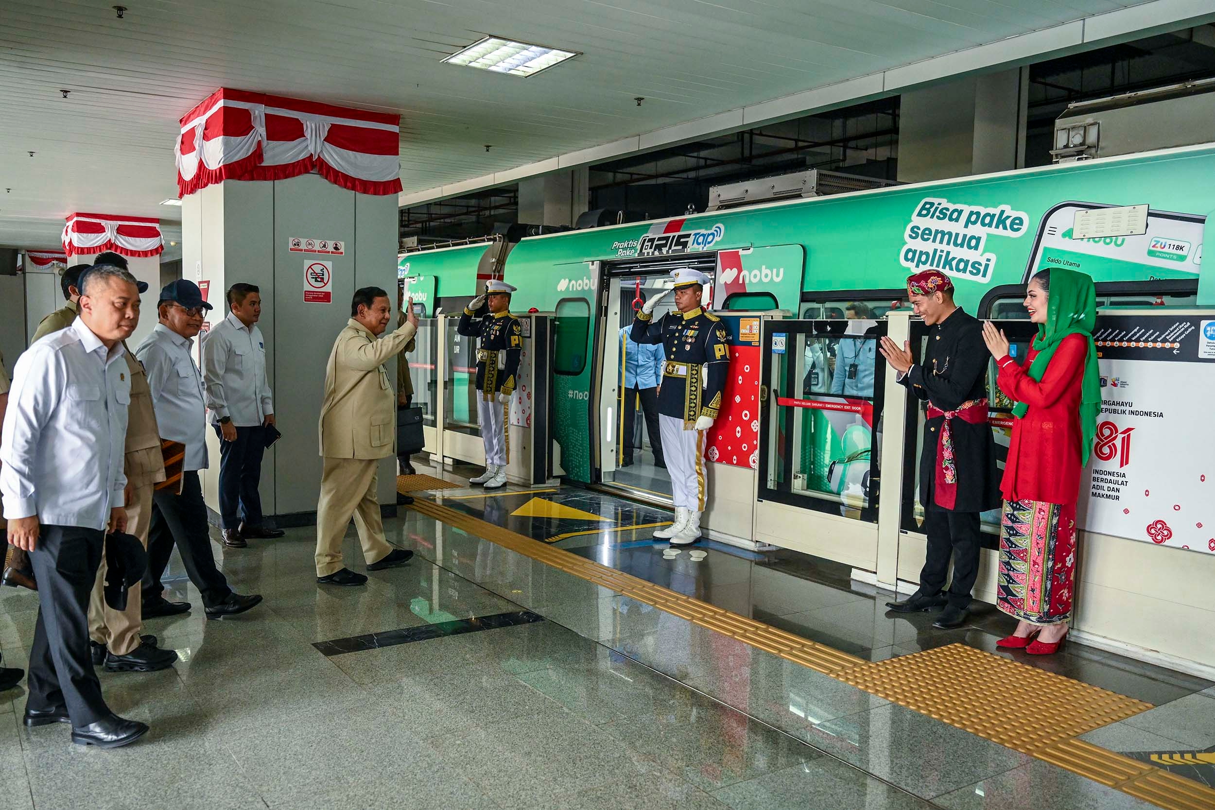 Presiden Resmikan LRT Kelapa Gading-Manggarai