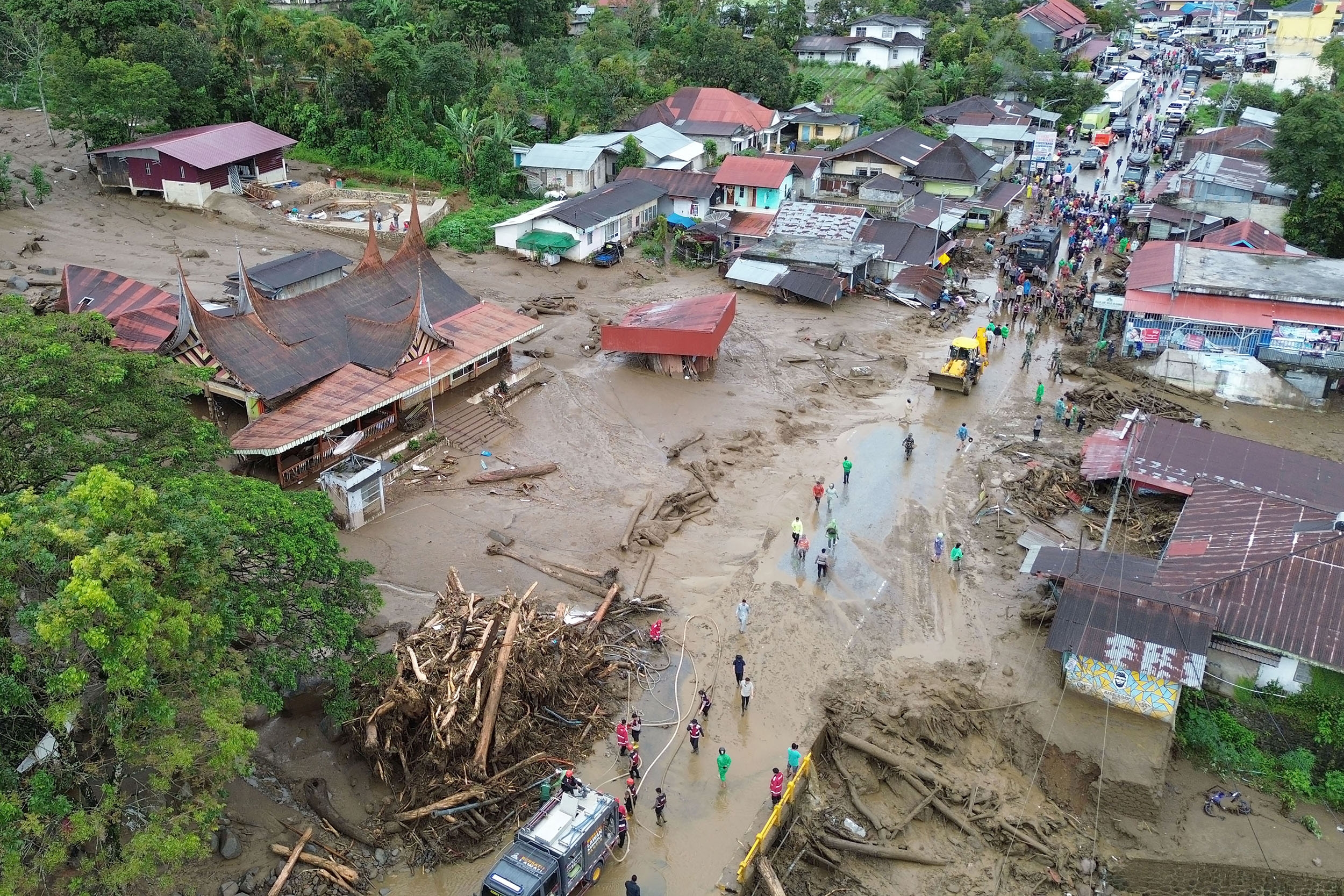 Dampak Banjir Bandang di Solok
