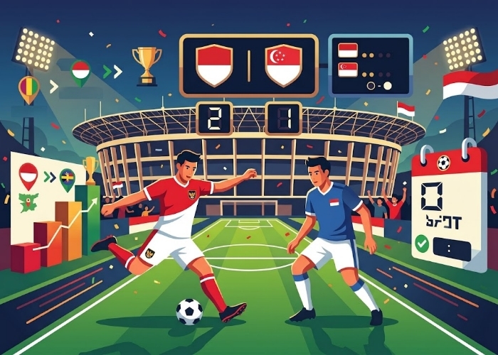 Prediksi Skor Indonesia vs Singapura Hari Ini 25 September 2026, Cek Susunan Pemain!