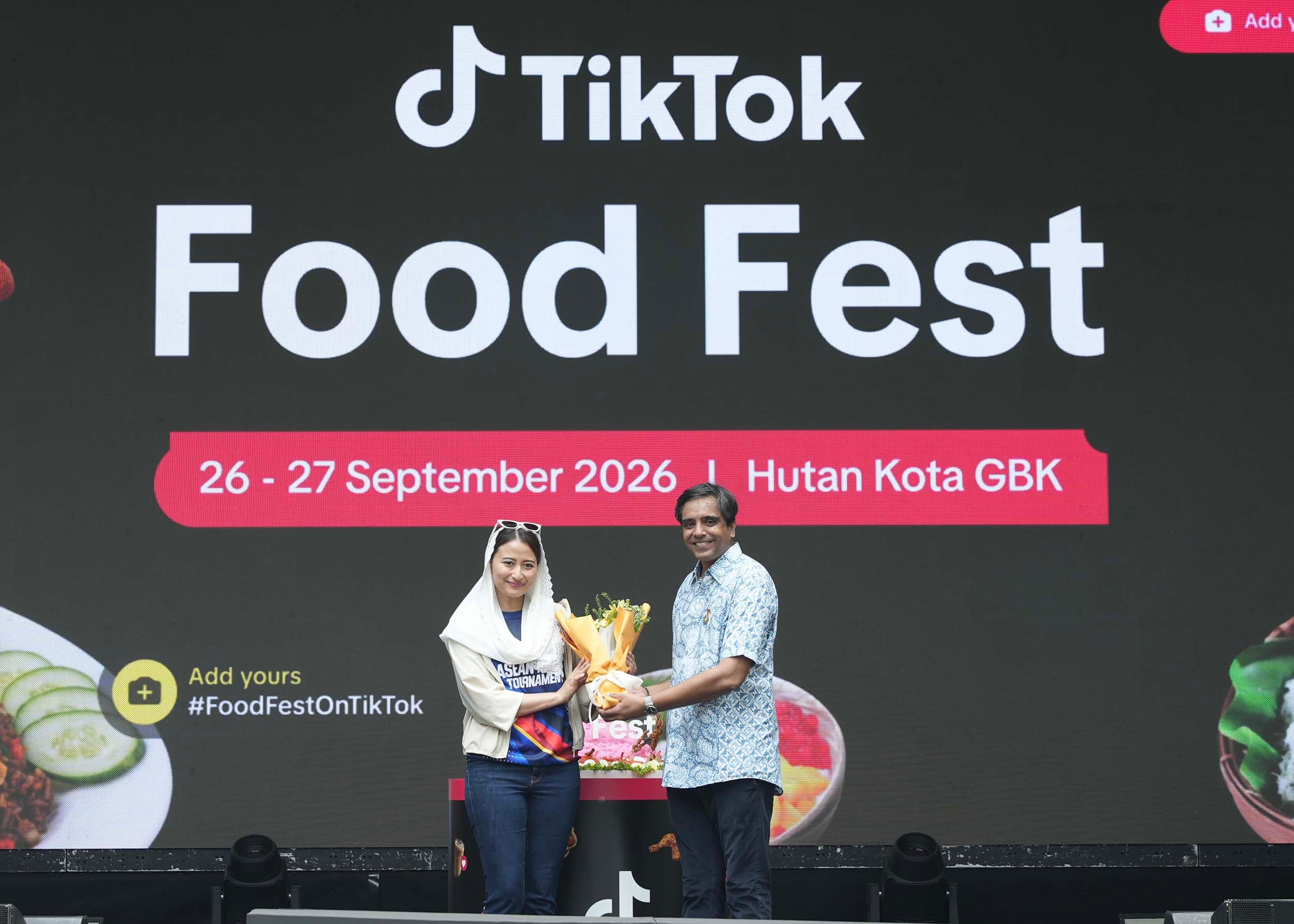 Wamendag Dyah Roro Resmikan TikTok Food Fest
