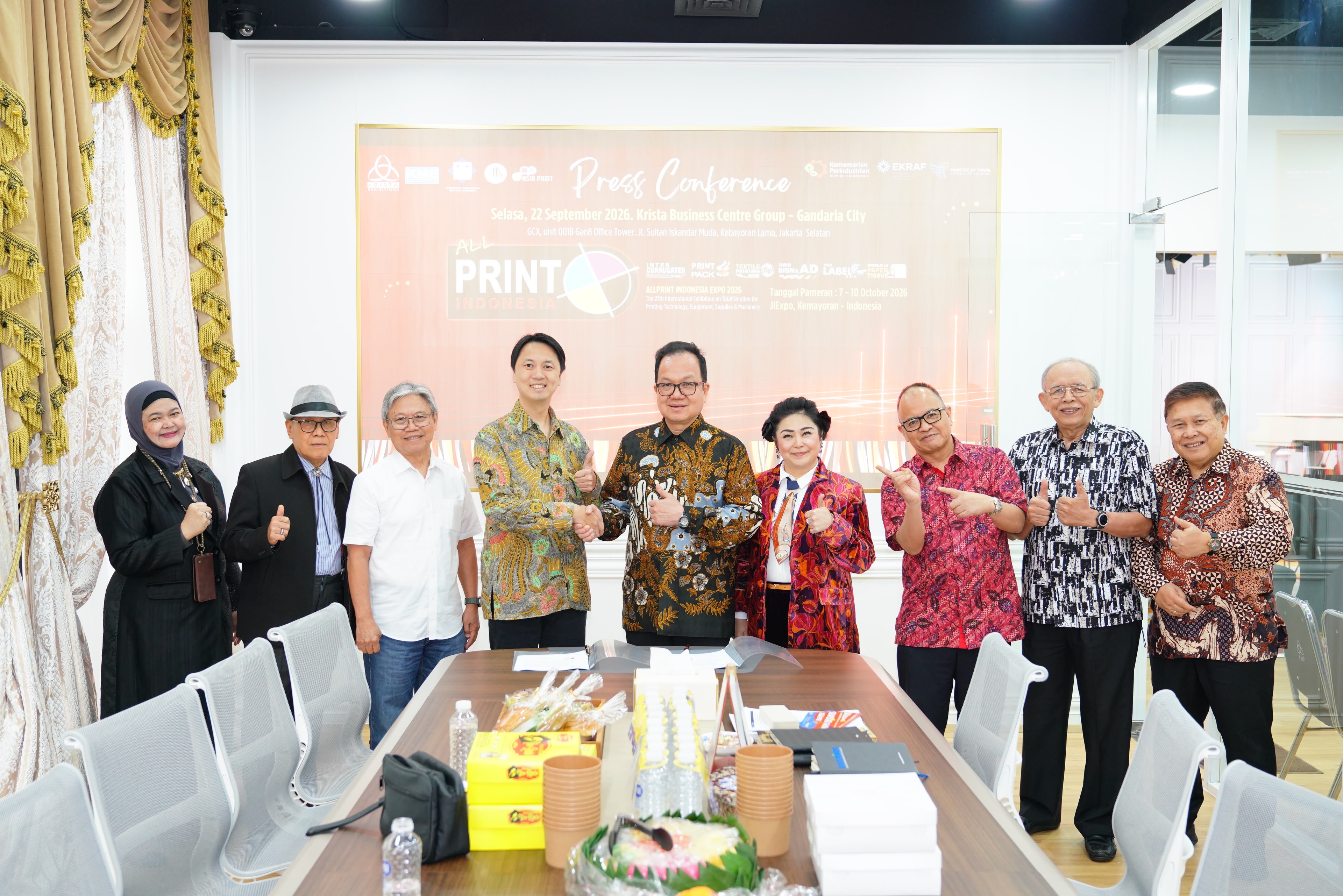 PRINTRIDI dan Krista Exhibitions Gabungkan Teknologi Cetak 2D dan 3D di ALLPrint Indonesia 2026