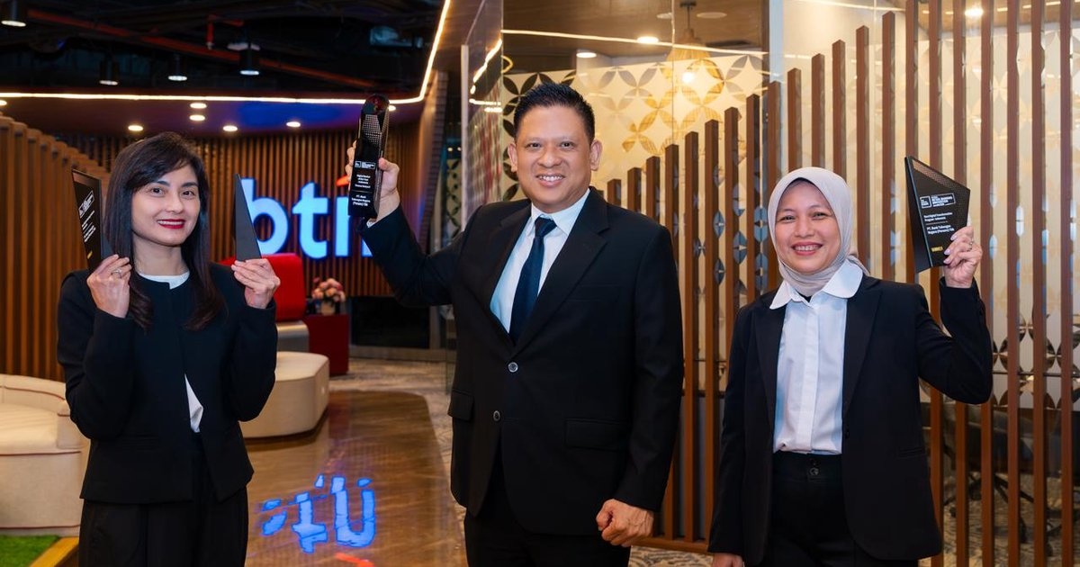 Transformasi Digital Diakui Dunia, BTN Sabet 4 Penghargaan Internasional di Singapura