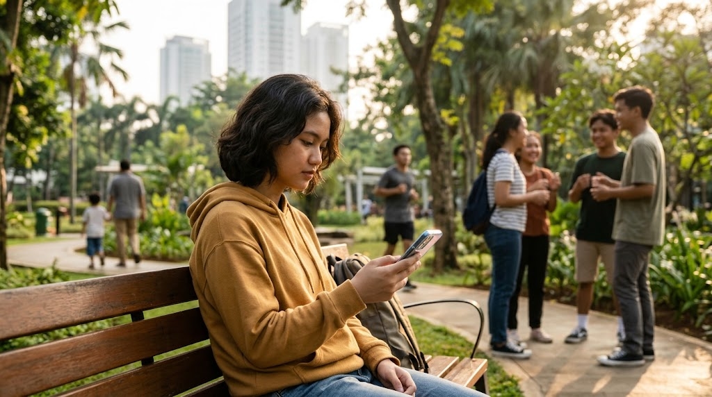 Selalu Terhubung di Media Sosial, Mengapa Anak Muda Masih Merasa Kesepian?