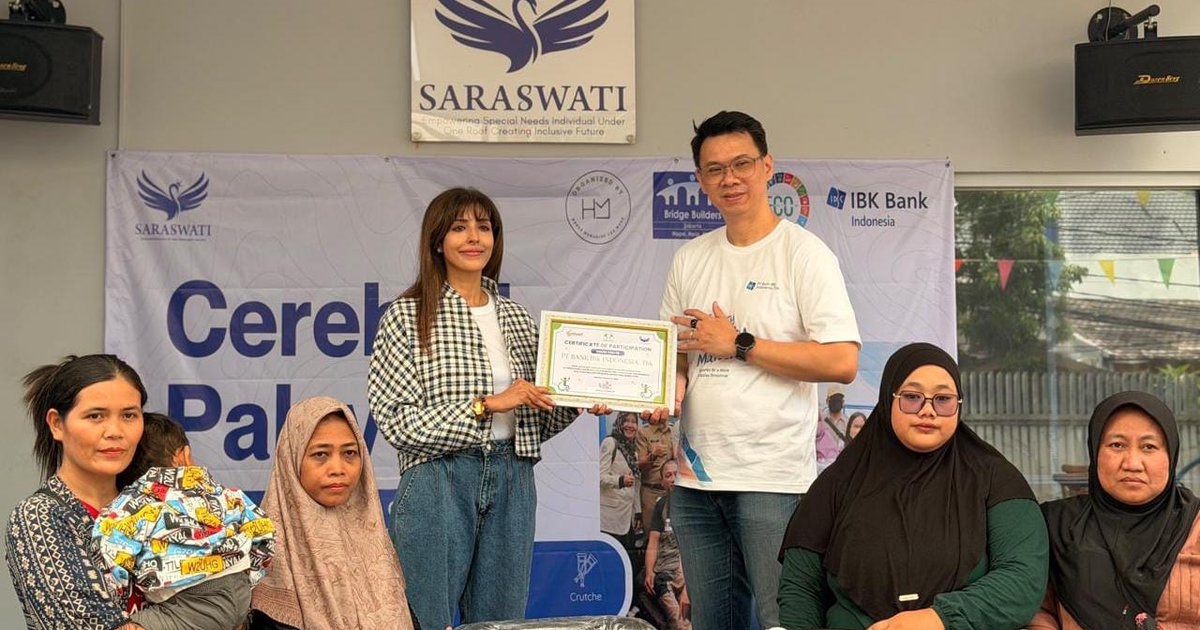 Peduli Disabilitas Bank IBK Indonesia Beri Alat Bantu Mobilitas