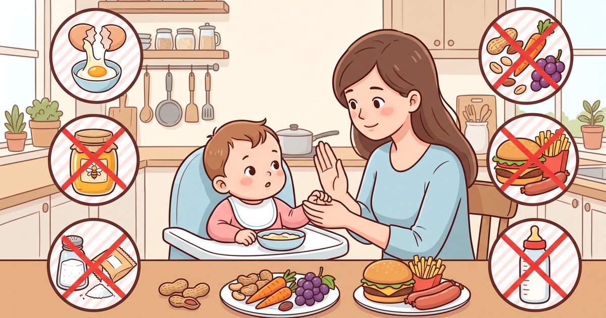 Bukan Hanya Telur Mentah, Ini Makanan yang Tidak Boleh Diberikan kepada Bayi