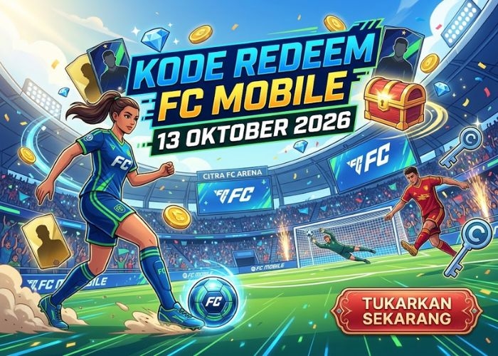 Kode Redeem FC Mobile 13 Oktober 2026, Ada Gems dan Pemain OVR 119 Gratis
