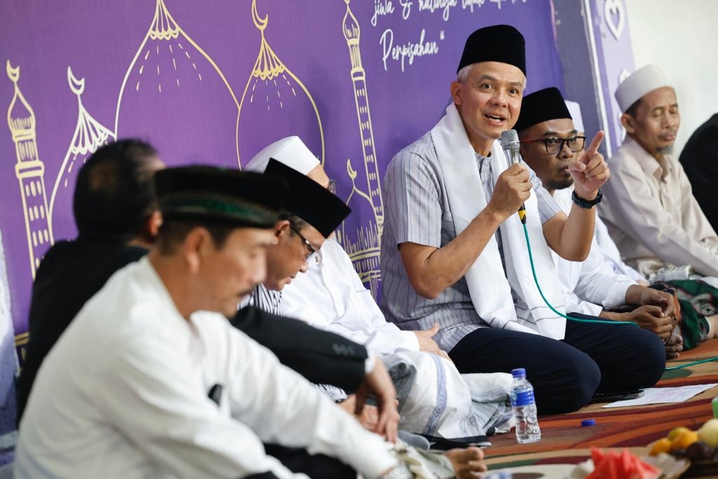 Di Depan Tokoh Lintas Agama, Ganjar Komitmen Perhatikan Kesejahteraan Guru Ngaji Seperti Di Jateng