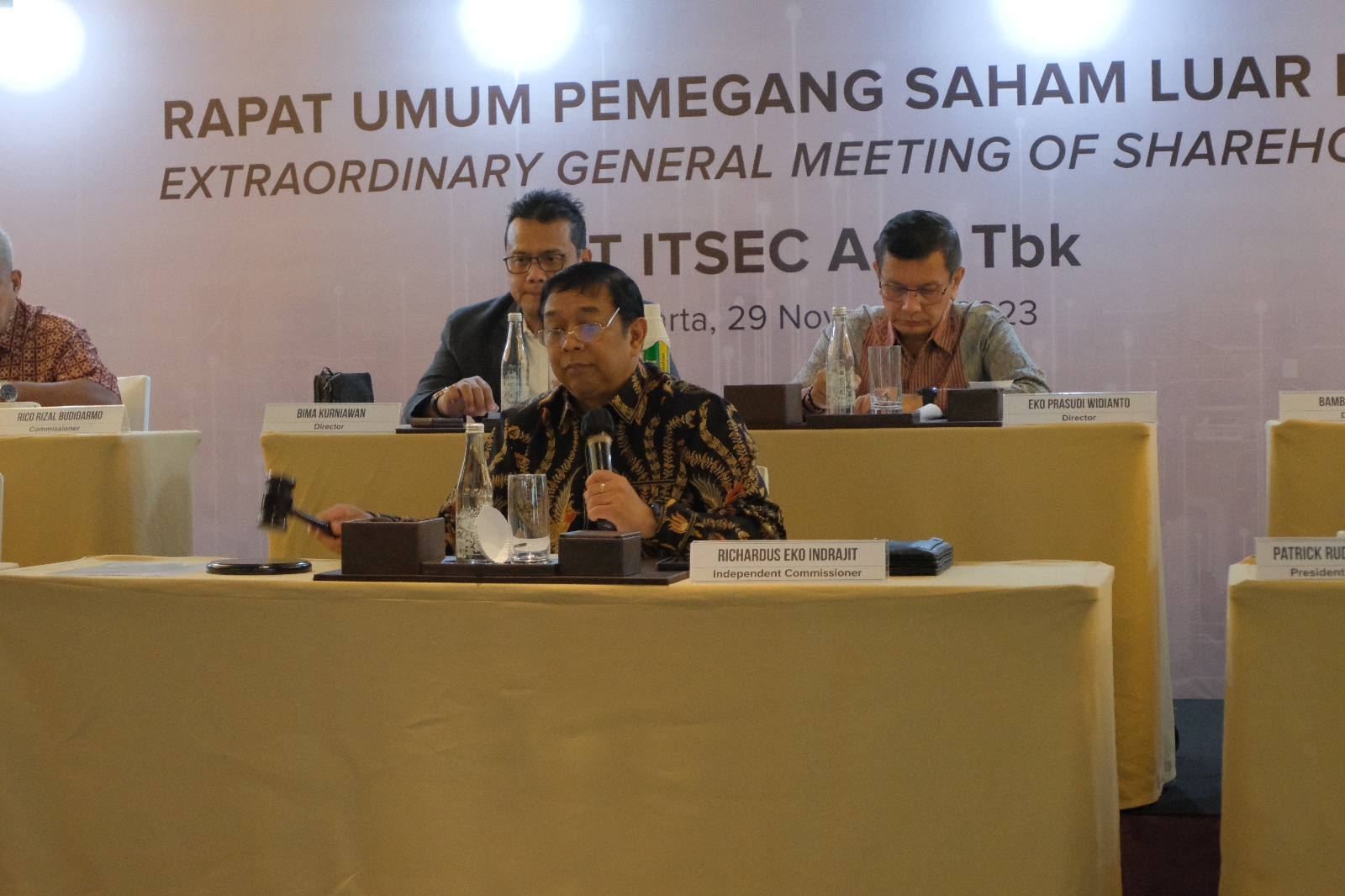 RUPSLB, ITSEC Asia (CYBR) Rombak Jajaran Pengurus Dan Lini Bisnis