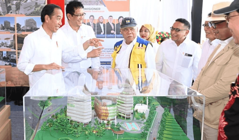 Jokowi Resmikan Pembangunan Kantor Pusat LPS di IKN
