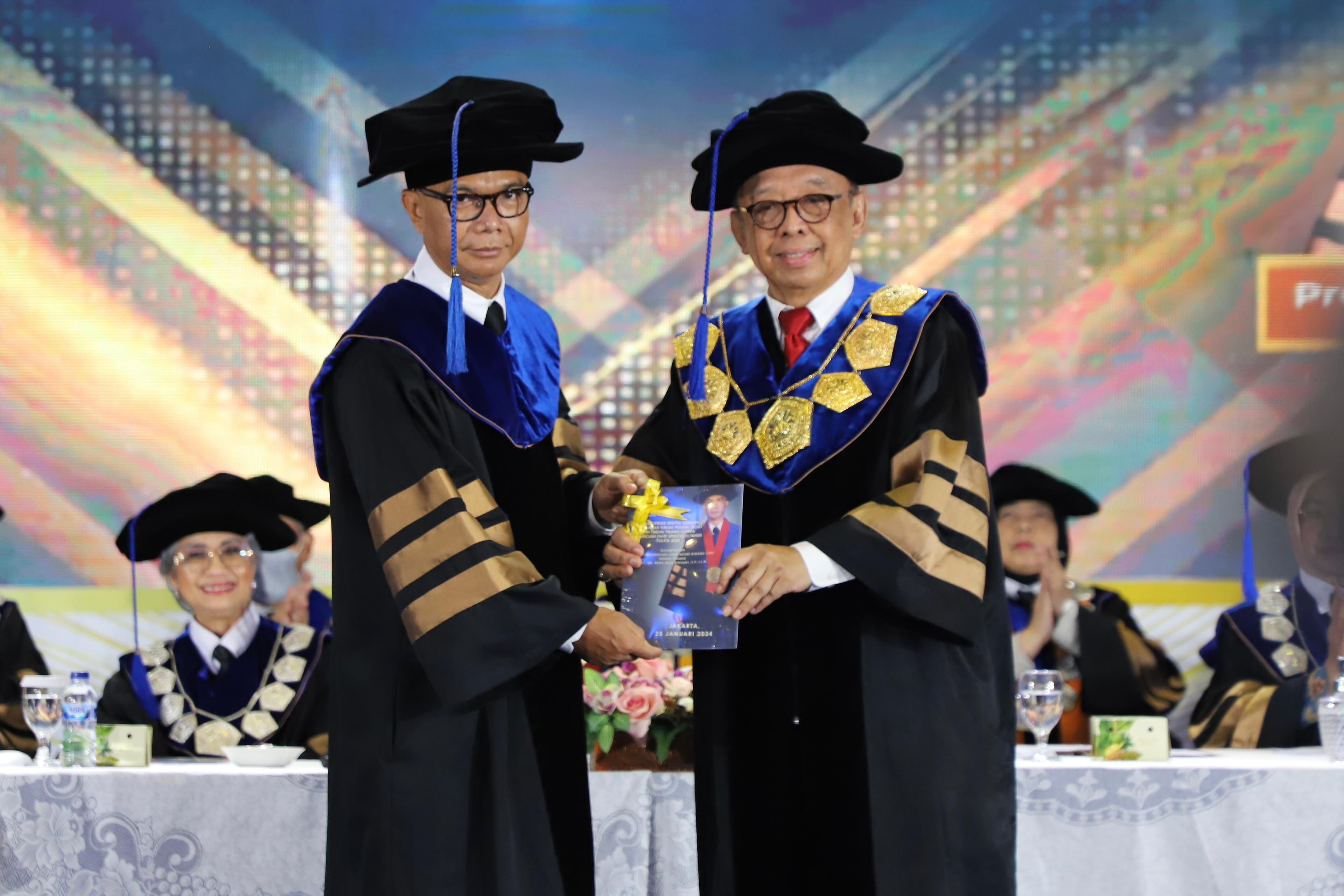 Reda Manthovani Dikukuhkan Jadi Guru Besar Bidang Ilmu Hukum Pidana Universitas Pancasila