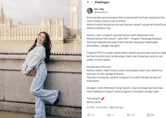 Kiky Saputri Soroti Pernyataan Anies Baswedan Soal Penyaluran Bansos Via Cash: Bagus Meminimalisir Terjadinya Korupsi