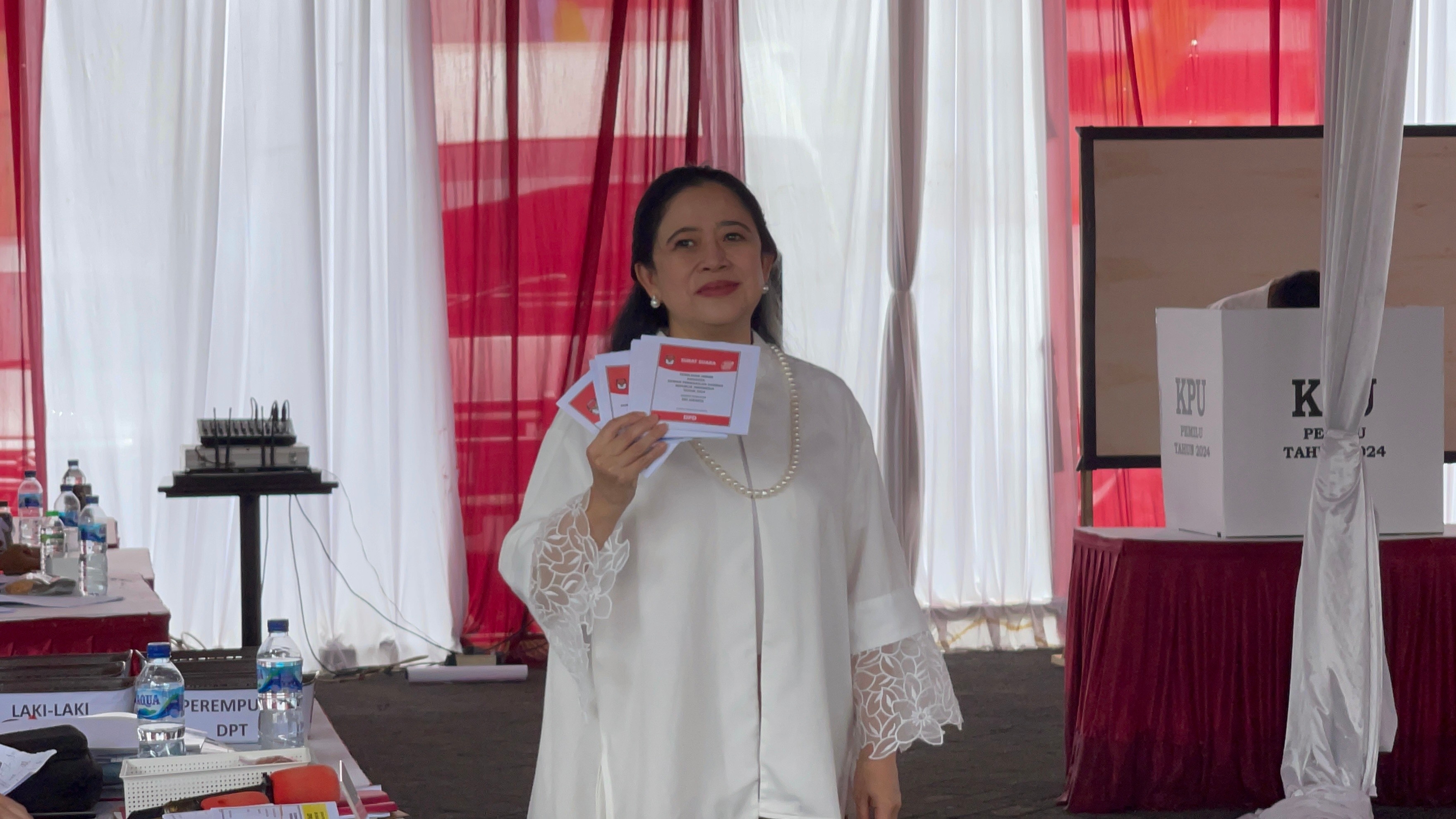 Usai Mencoblos, Puan: Semoga Rakyat Juara