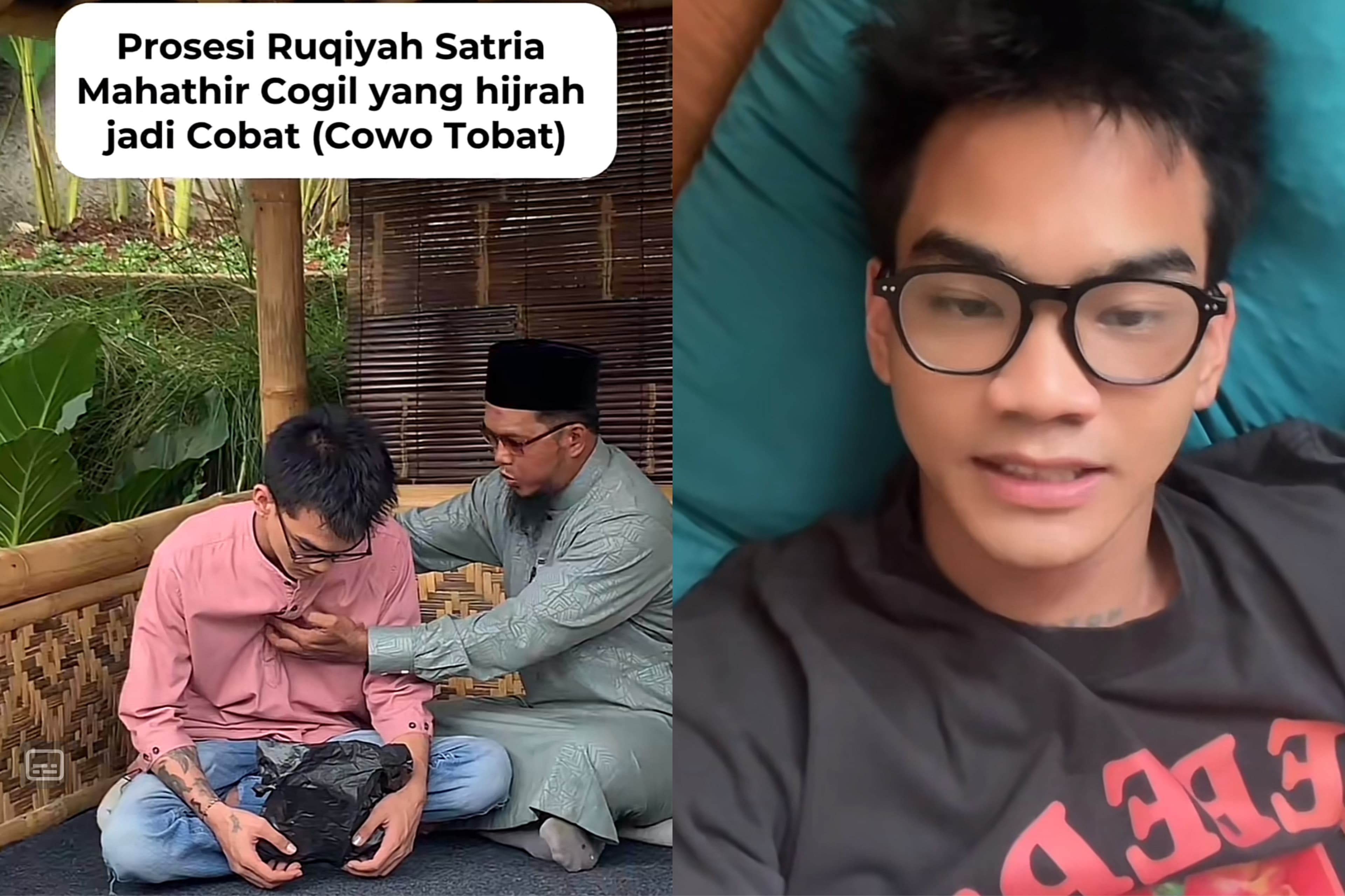 VIRAL Video Satria Mahathir Cogil Sedang Dirukiah, Warganet: Biar Berubah Jadi Cobat