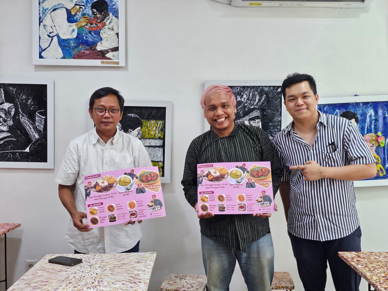 Warpong Buan di Jalan Sabang, Mimpi Bawa Ponggol Go International Berkonsep Ramah Lingkungan