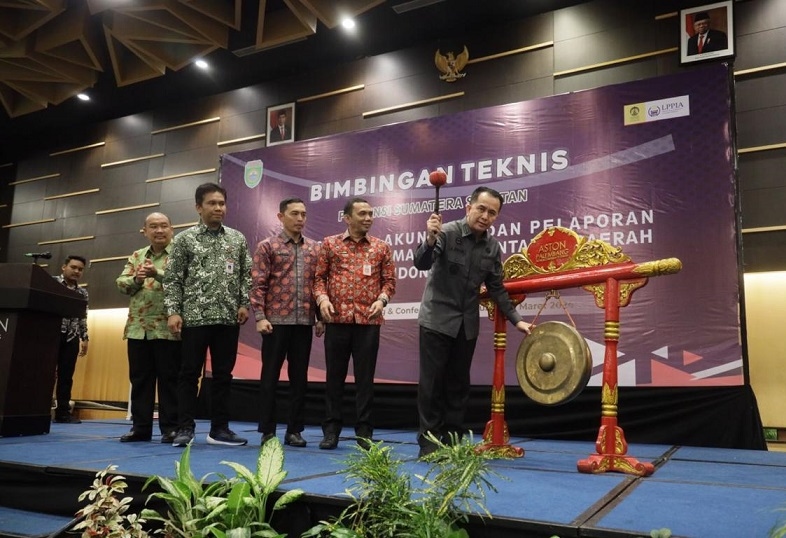 Pj Gubernur Sumsel Agus Fatoni Buka Bimtek Akuntansi dan Pelaporan SIPD RI