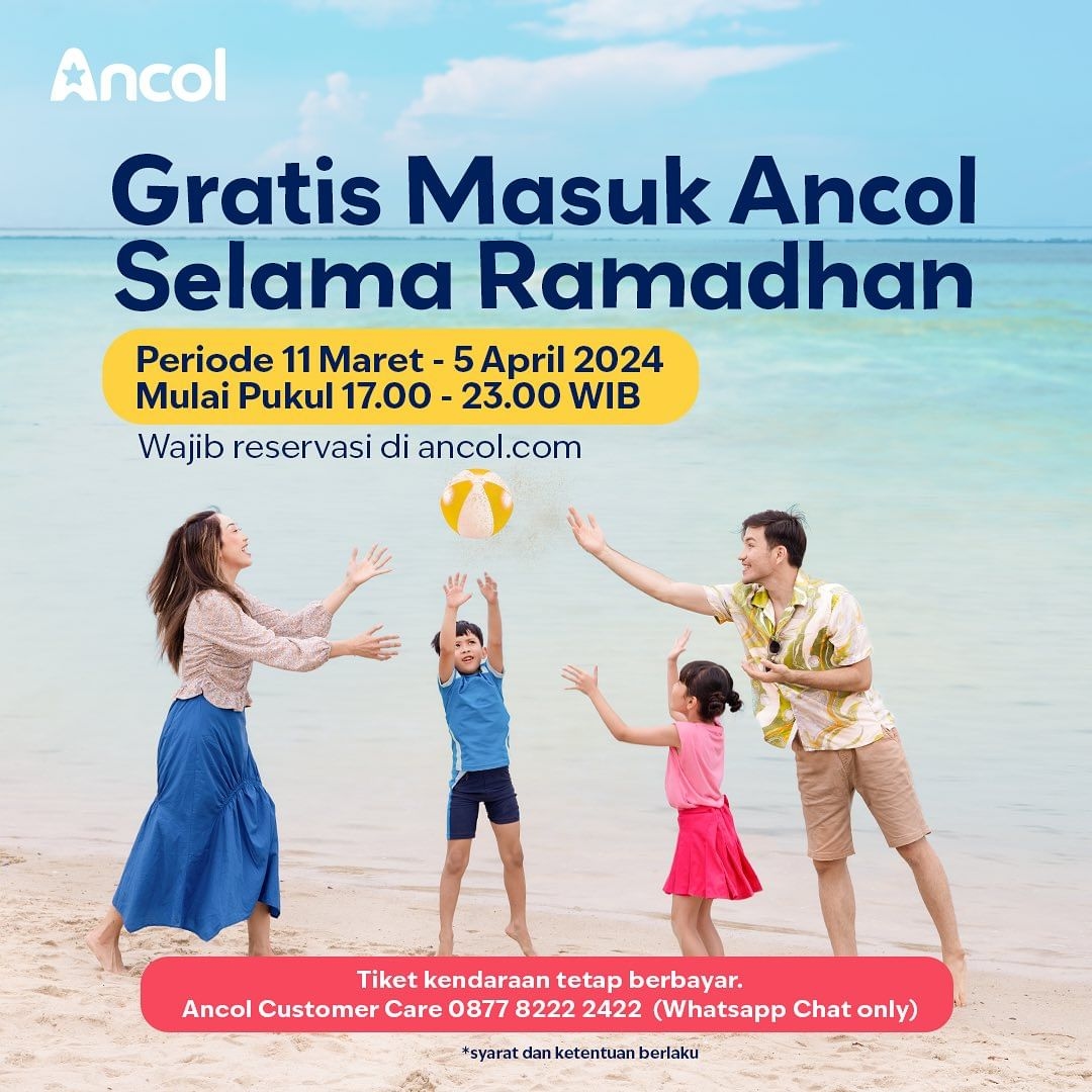 Mulai Hari Ini! Catat Syarat, Link dan Cara Dapat Tiket Ancol Gratis Selama Ramadhan 2024