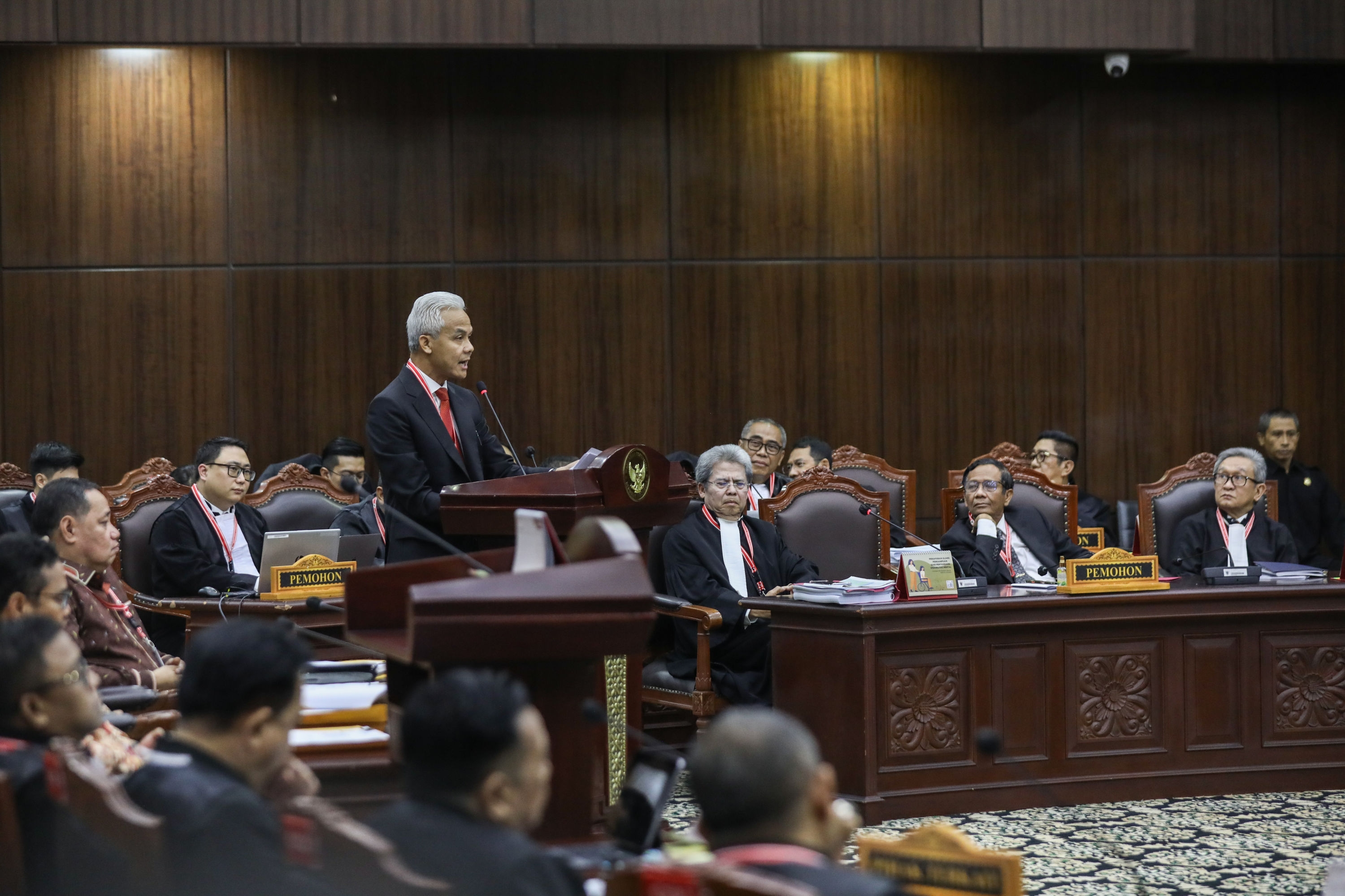 Di Sidang MK, Ganjar Singgung Demokrasi Bisa Ternoda Karena Kekuasaan