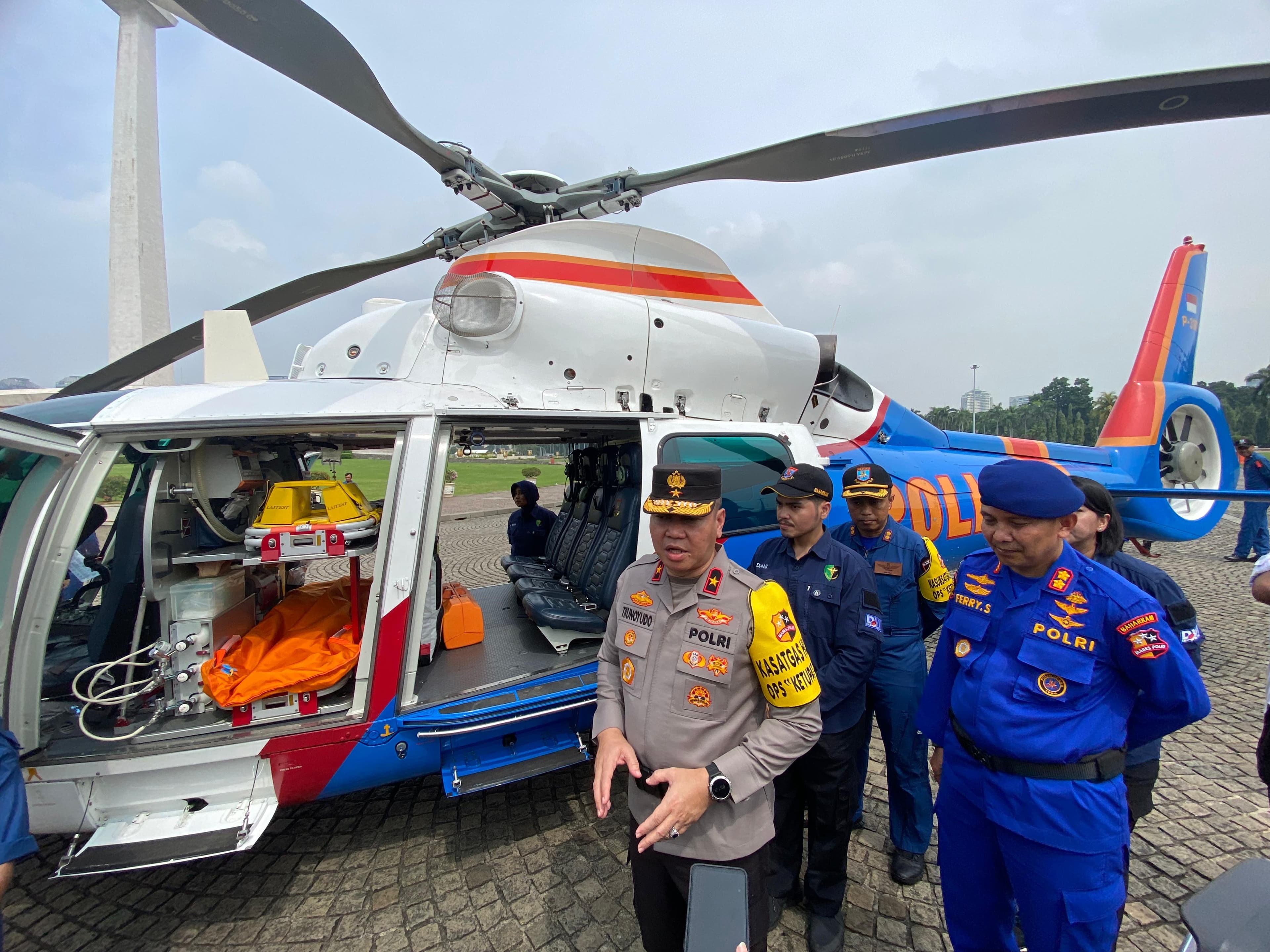 Sukseskan Arus Mudik dan Balik Lebaran, Polri Siapkan Ambulans Udara