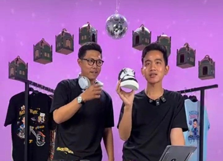 Gibran Gelar Live TikTok Bareng Aerostreet, Bukti Wapres Terpilih Turut Dukung dan Lariskan Produk Lokal