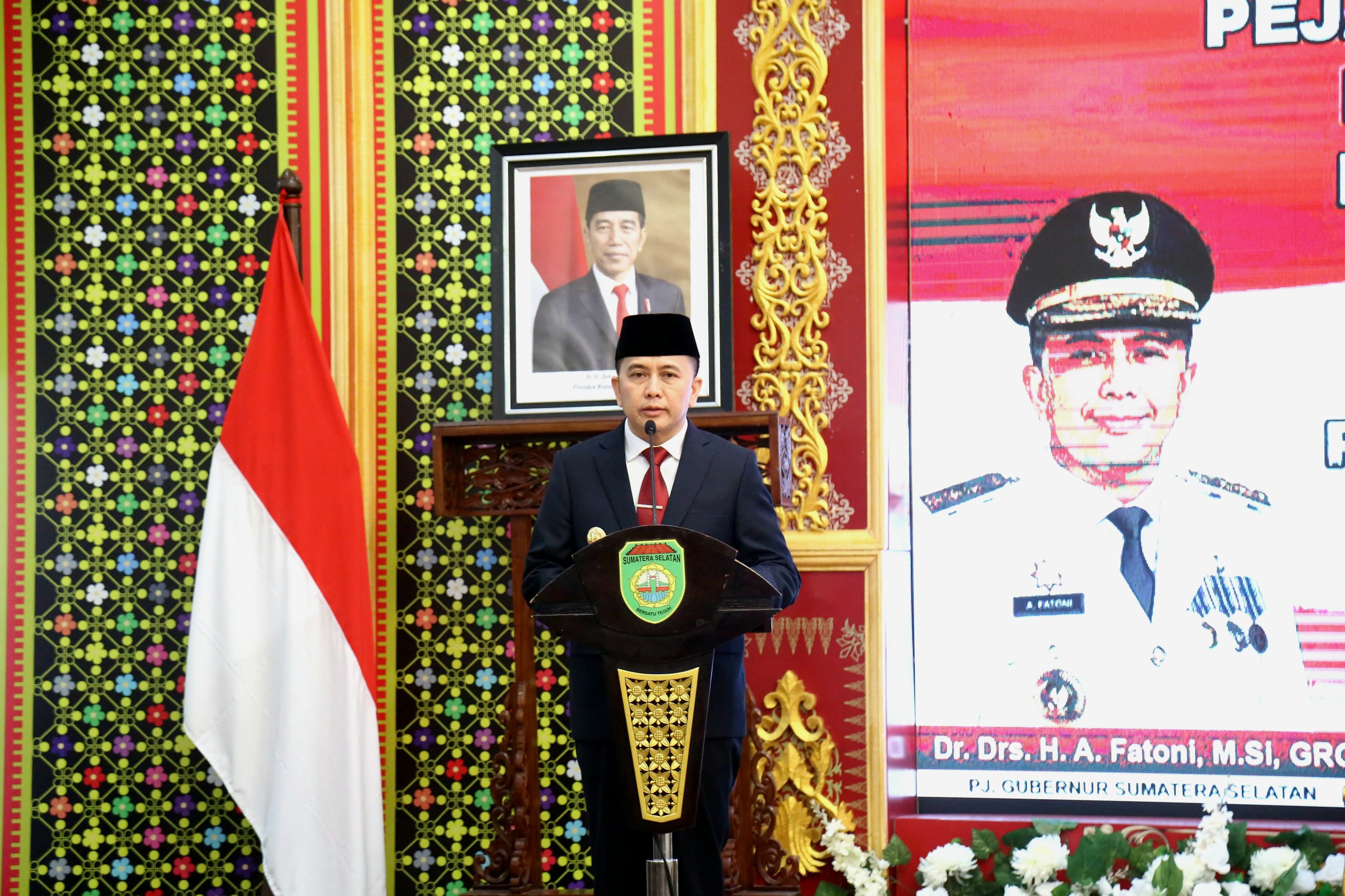 Lantik Pejabat Tinggi Pratama, Pj Gubernur Sumsel: Fokus Bekerja dengan Patuhi Peraturan