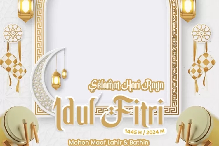 20 Link Twibbon Idul Fitri 2024 Menarik, Lengkap dengan Cara Pakainya