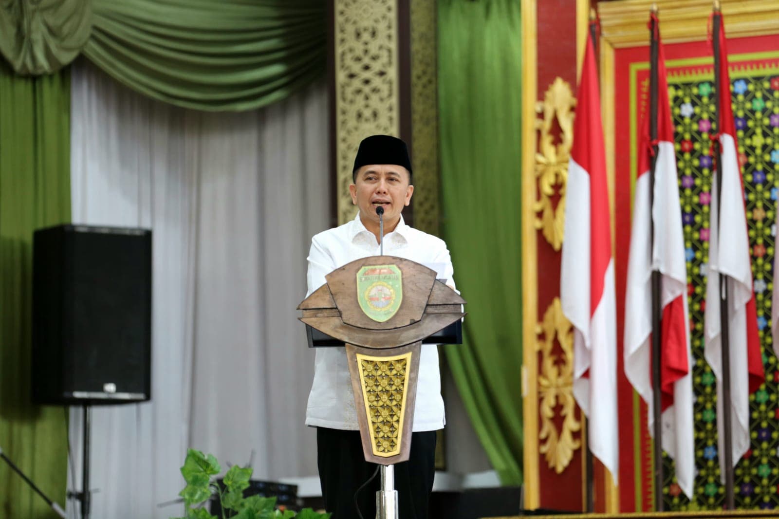 Pererat Silahturahmi, Pj Gubernur Agus Fatoni Hadiri Tabligh Akbar dan Halal Bihalal Pemprov Sumsel