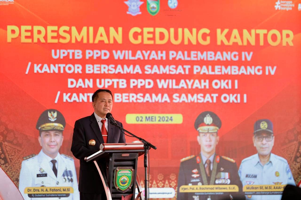 Optimalkan Pendapatan Daerah, Pj Gubernur Agus Fatoni Resmikan Gedung UPTB PPD