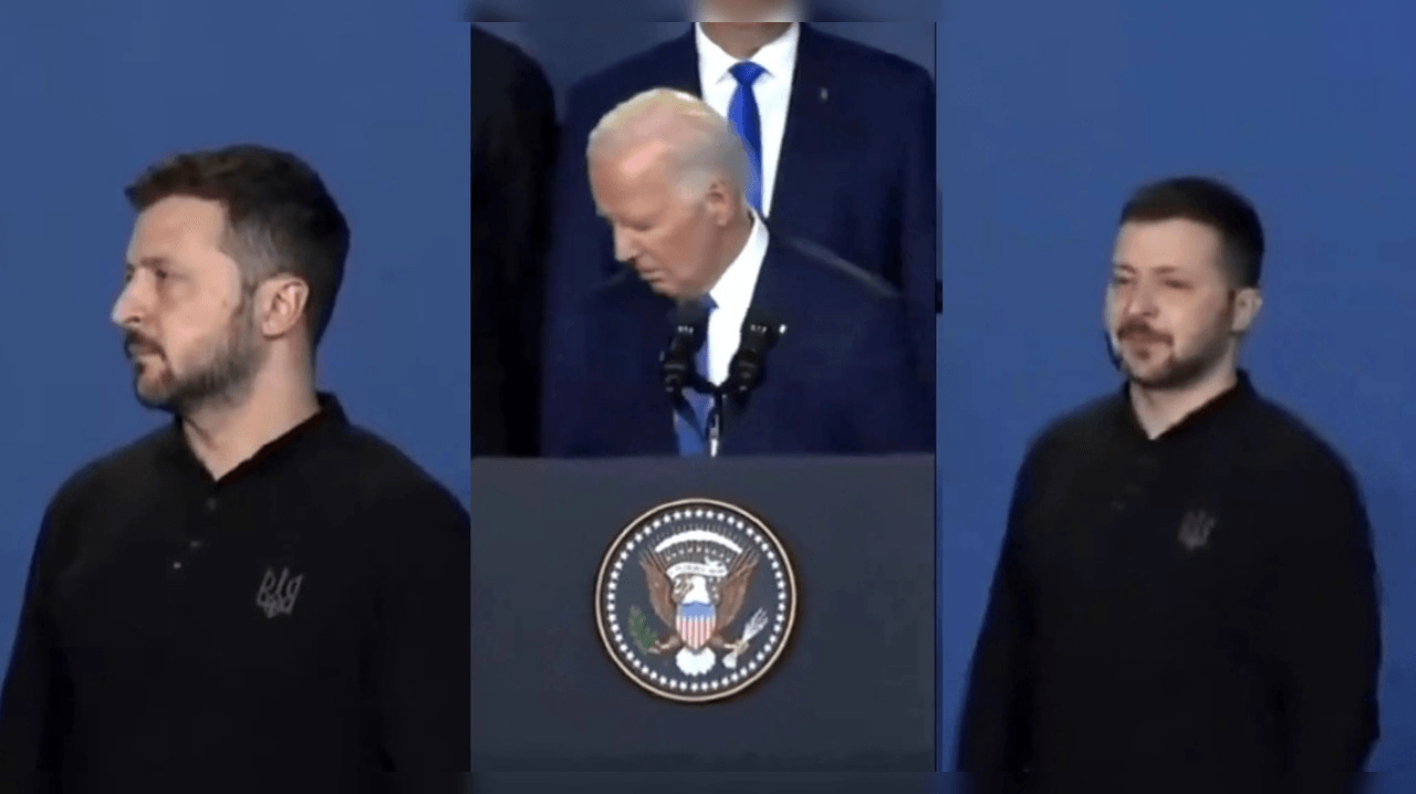 Trending! Reaksi Senyum Canggung Zelensky usai Joe Biden Salah Menyebutnya sebagai 'Presiden Putin'