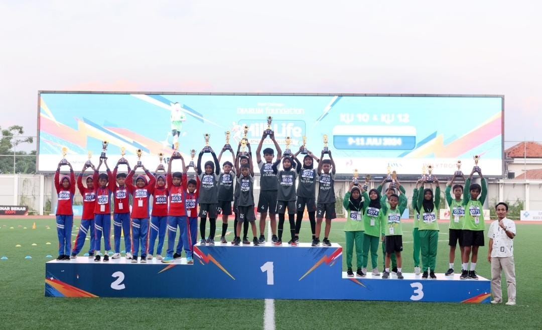 MilkLife Athletics Challenge 2024 Ajang Scouting Bibit-bibit Potensial Cabor Atletik
