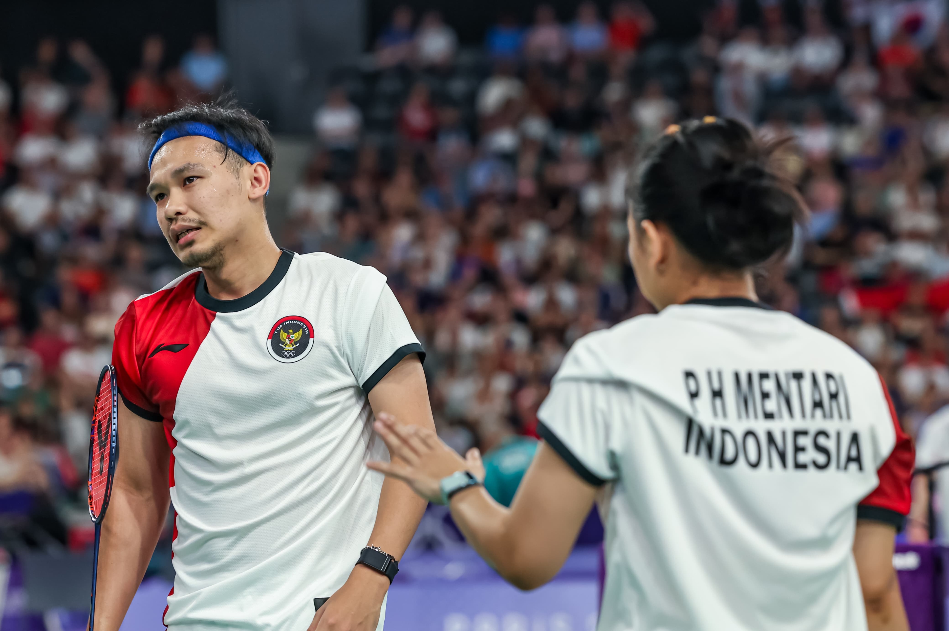Olimpiade Paris: Rinov/Pitha Tumbang, Anthony Ginting dan Gregoria Menangi Laga Perdana