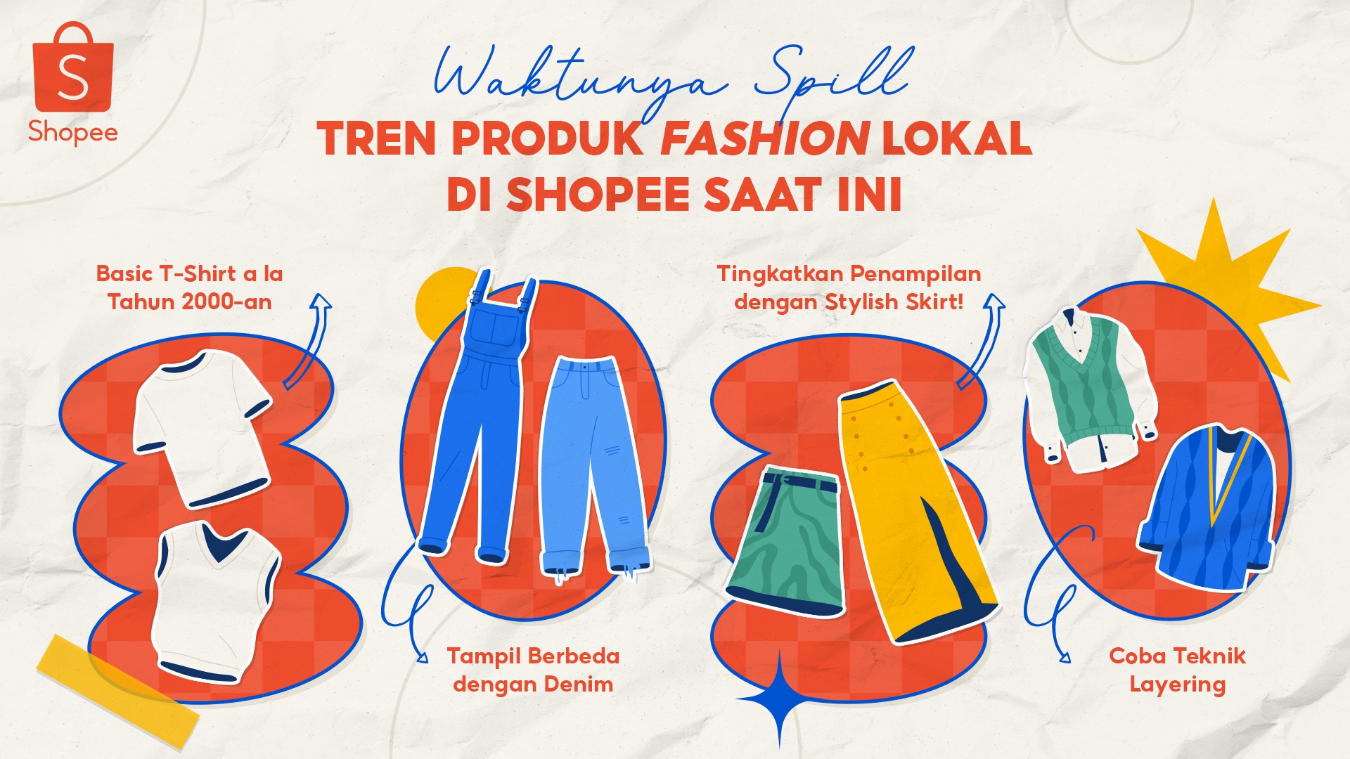 Sambut Kemerdekaan, Ini Tren Produk Fashion Lokal di Shopee