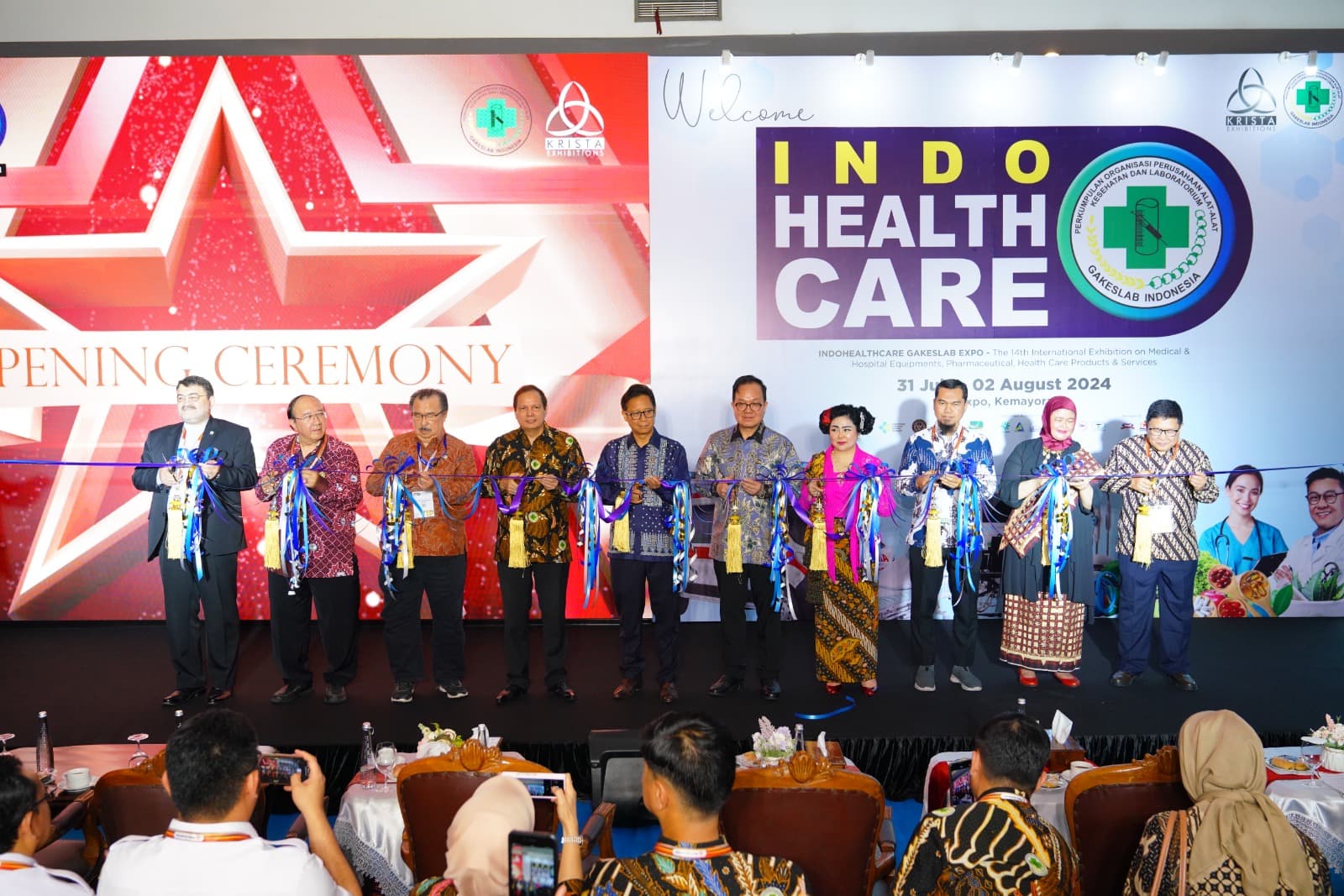 Pameran Indohealthcare Gakeslab Expo 2024 Dibuka, Menkes Ingatkan Ini