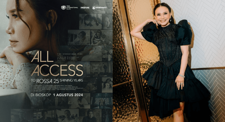 Sinopsis All Access To Rossa 25 Shining Years, Film Dokumenter Sang Diva yang Penuh Perjuangan!
