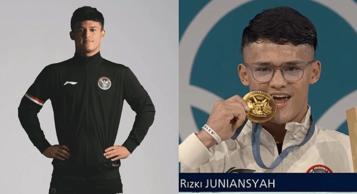 Profil Rizki Juniansyah, Atlet Angkat Besi Indonesia Sukses Raih Medali Emas Kedua di Olimpiade Paris 2024
