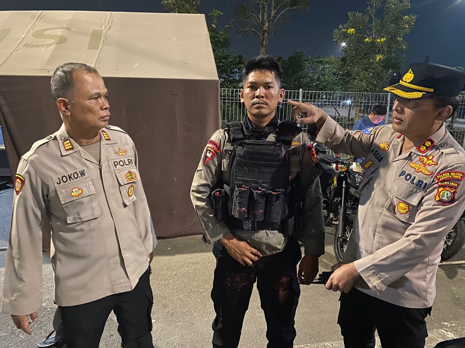 Pelaku Penyiraman Air Keras ke Personel Brimob di Bassura Berhasil Diamankan