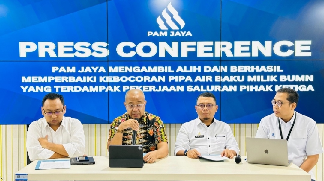 PAM JAYA Perbaiki Kerusakan Pipa, Distribusi Air Bersih di Jakarta Bisa Berjalan Normal Besok