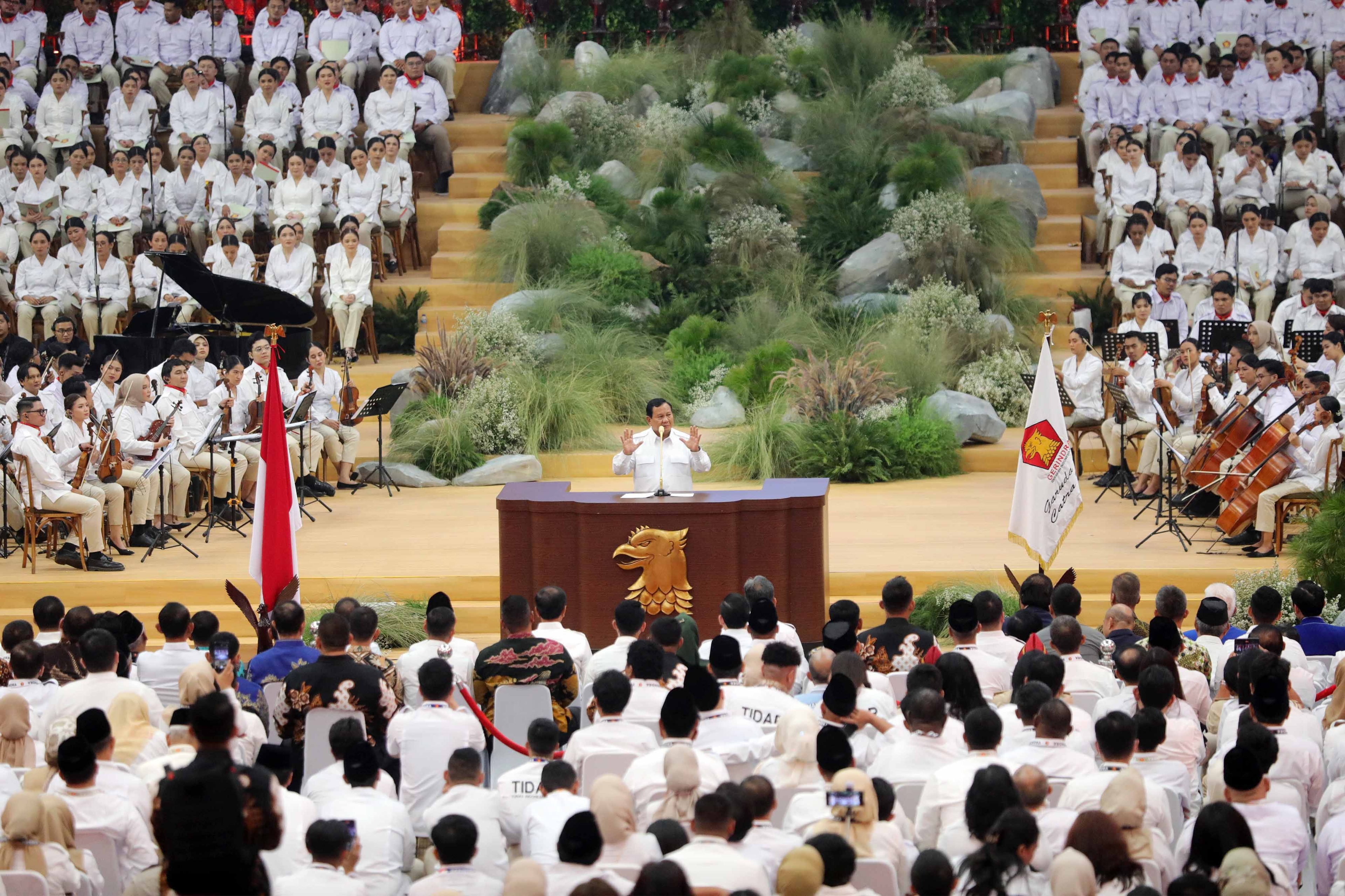 Rapimnas Gerindra, Prabowo Diminta Jabat Ketum Lagi untuk 5 Tahun Mendatang