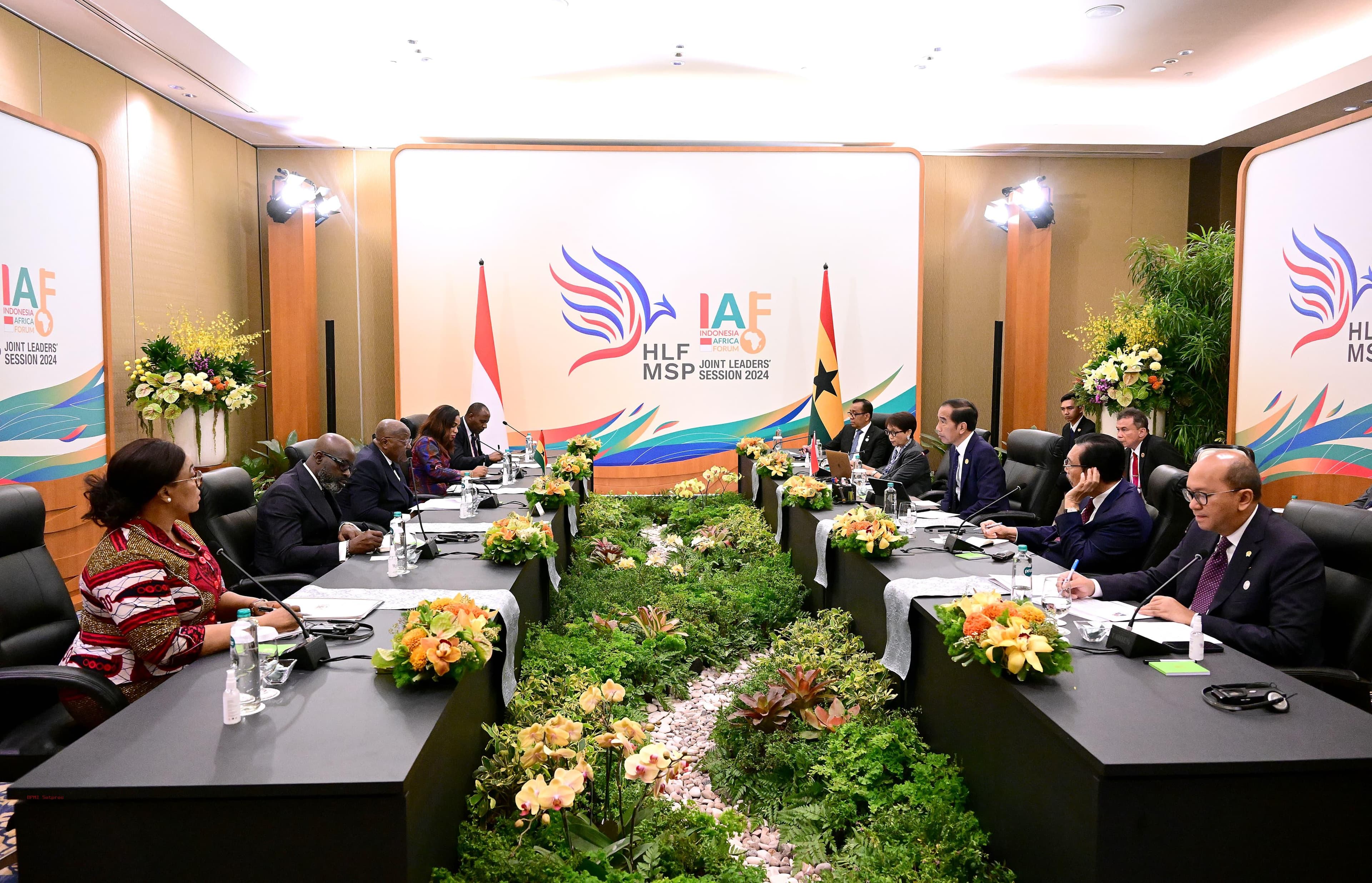 Di IAF ke-2, Indonesia-Ghana Bahas Kerja Sama Produksi Vaksin hingga Bangun Kilang Minyak