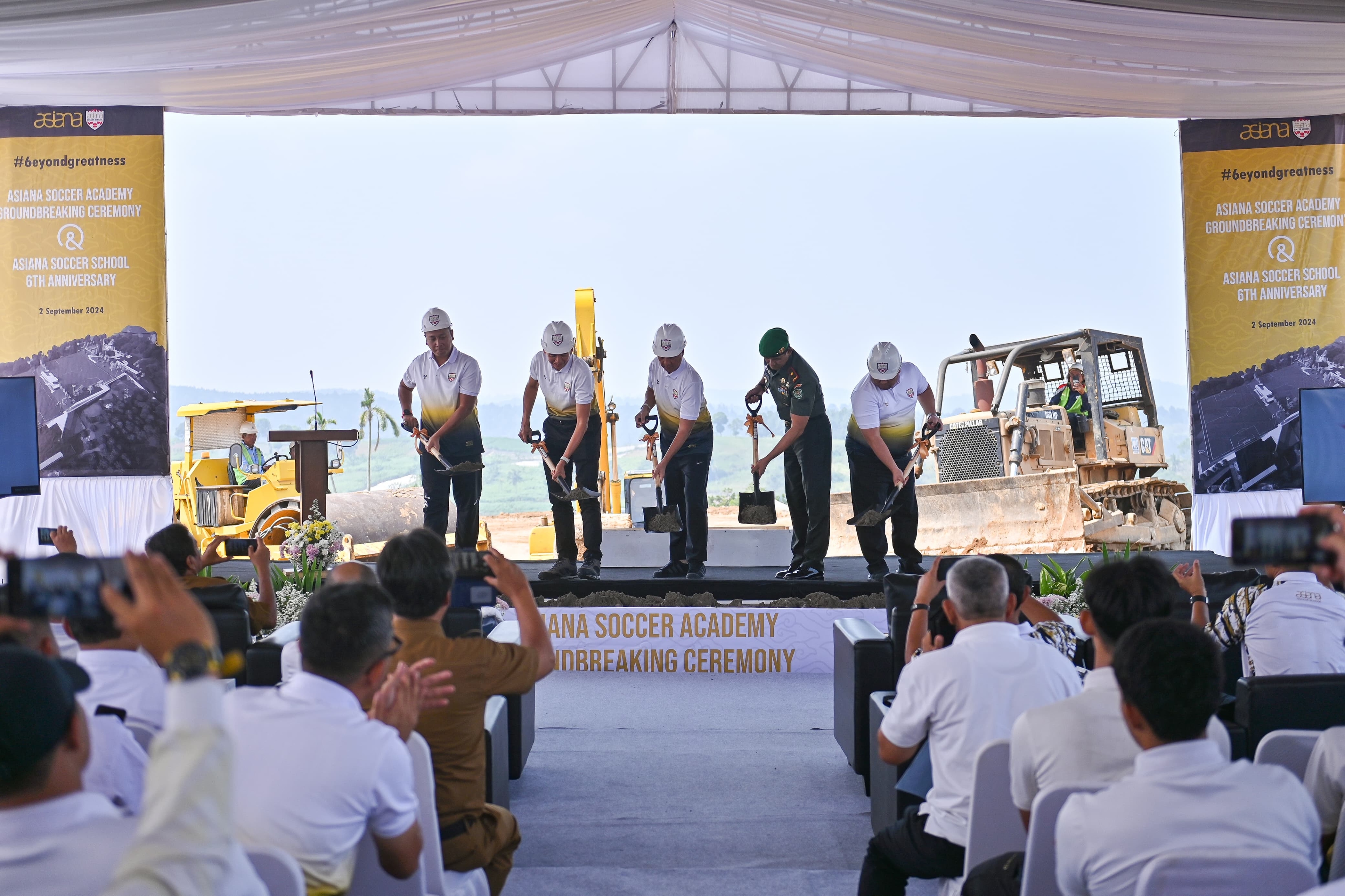 Rayakan HUT Keenam, Asiana Mulai Bangun Asiana Soccer Academy di Sukabumi