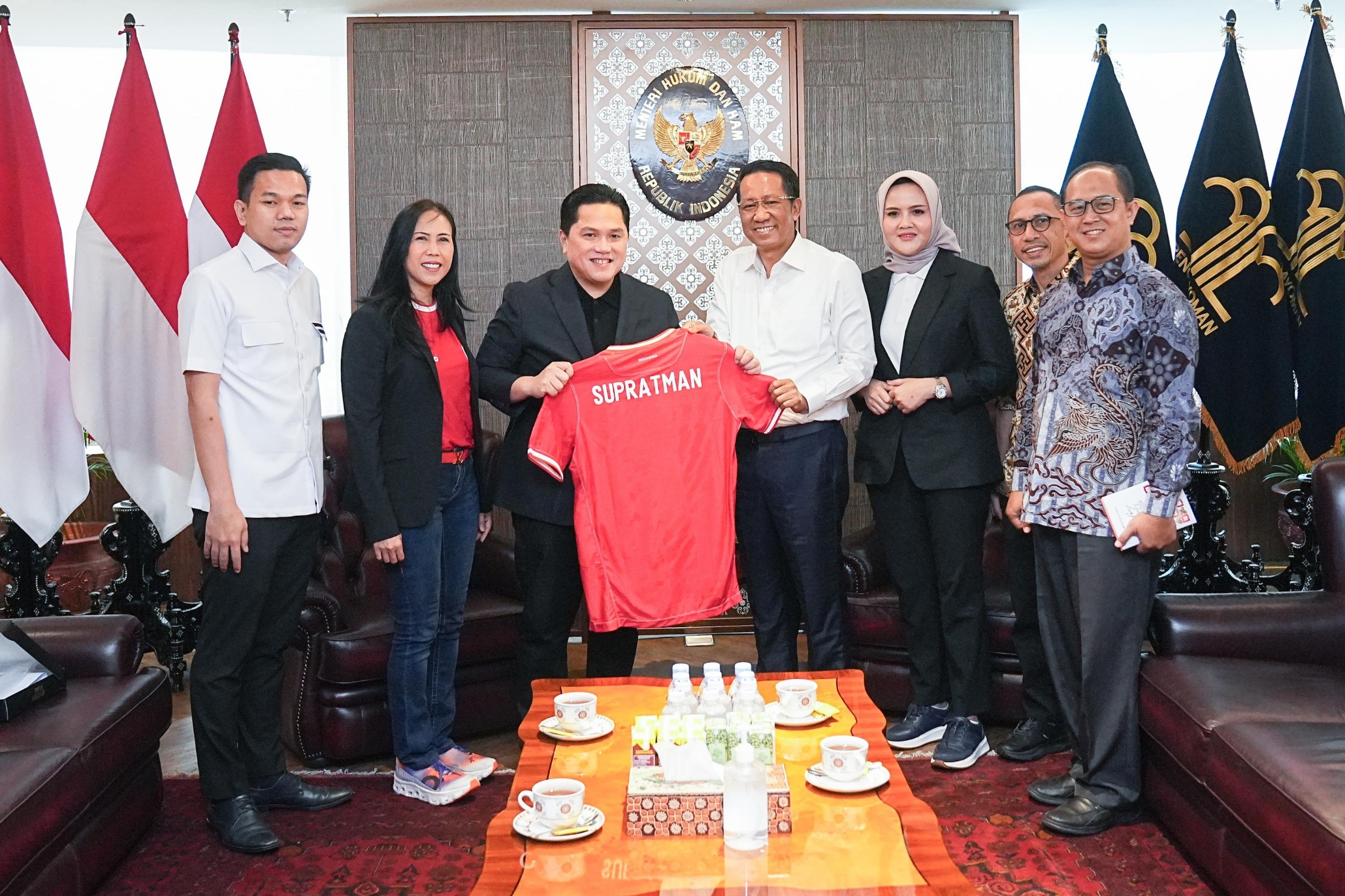 Perbasi dan PSSI Kompak Hadap Menkumham, Naturalisasi Jadi Solusi Hadirkan Timnas Kuat