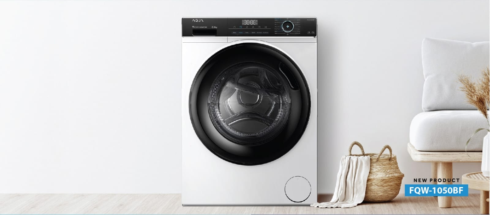 Aqua Elektronik Hadirkan Mesin Cuci Bukaan Depan dengan Tabung Lebih Besar, Pakaian Tahan Lama