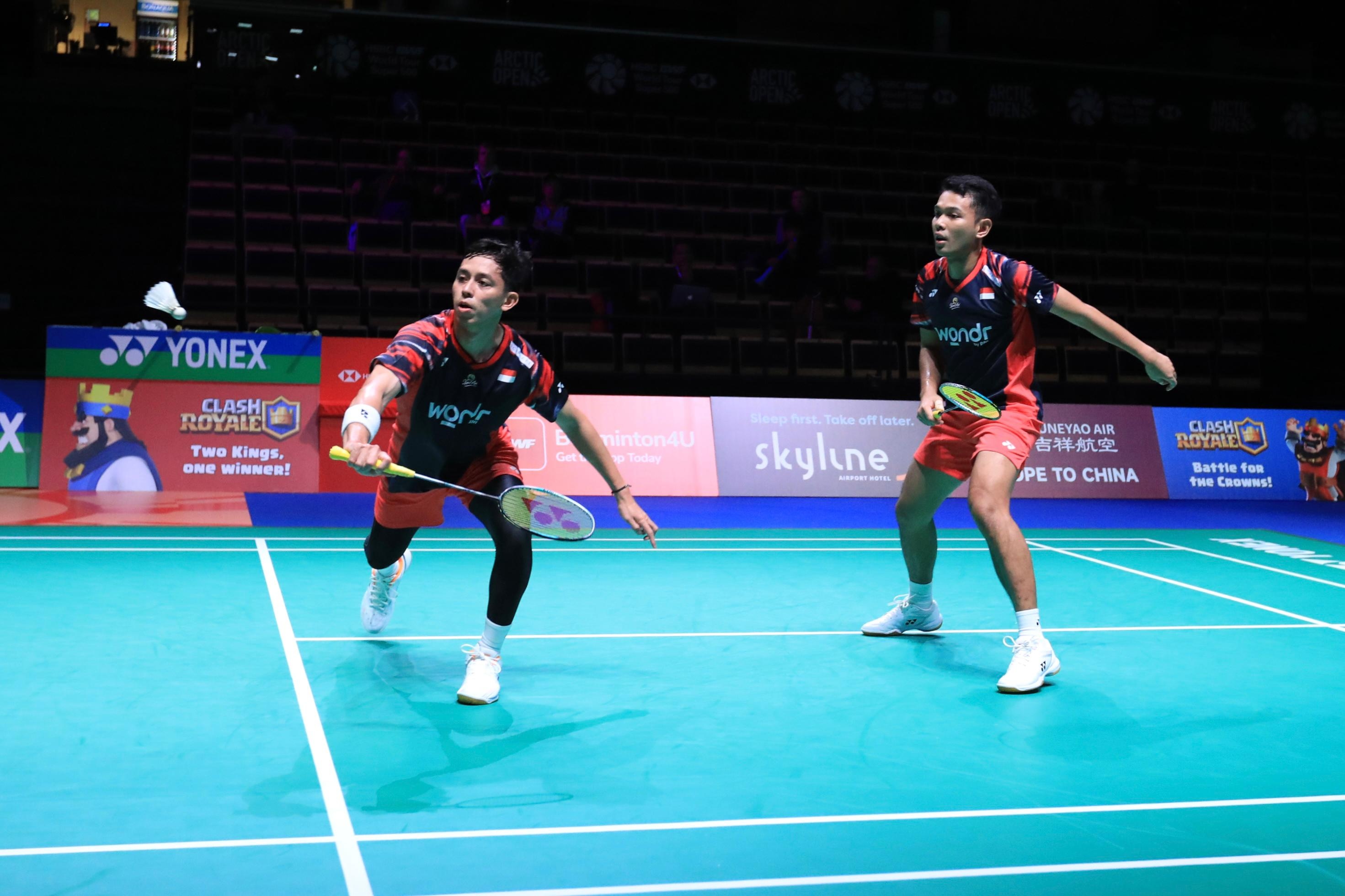 Artic Terbuka: Fajar/Rian Lolos, Leo/Bagas Kandas di Tangan Unggulan Delapan