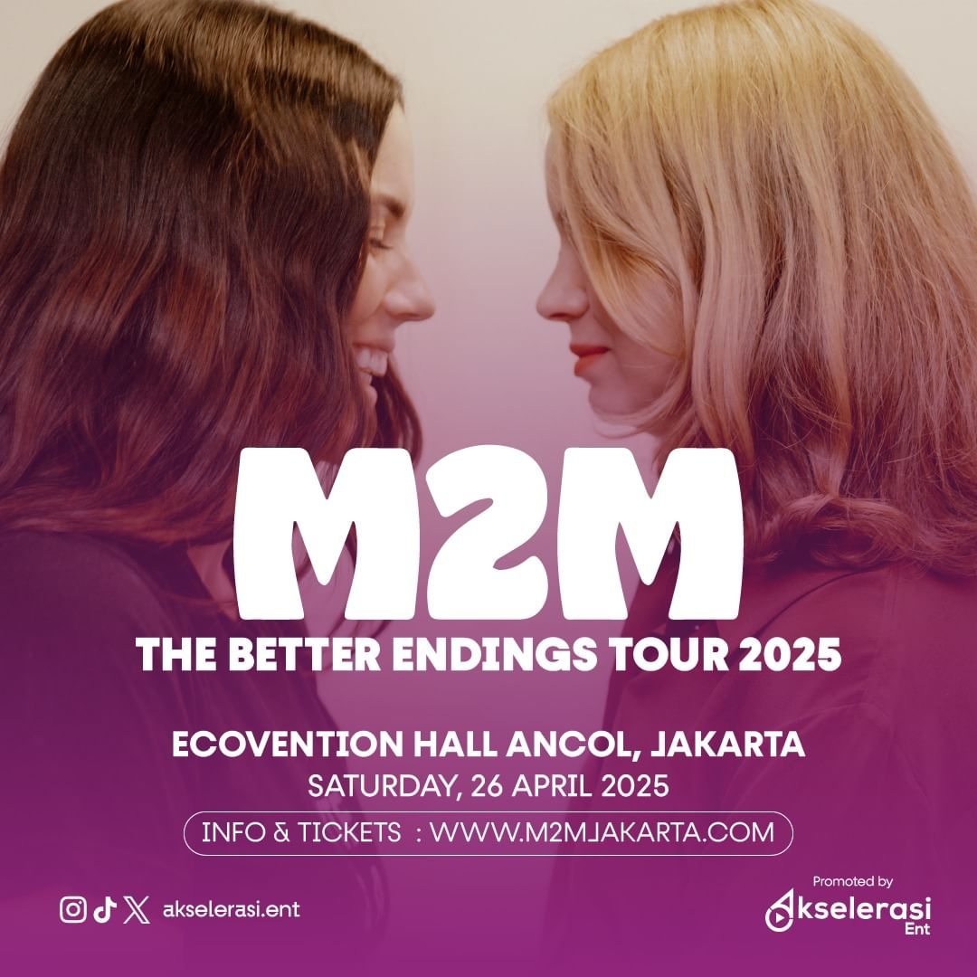 M2M Gelar Konser di Jakarta 2025, Ini Link Beli dan Harga Tiketnya