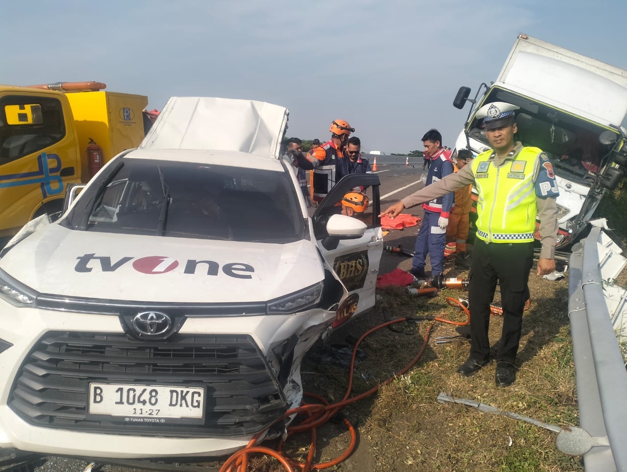 Mobil Jurnalis TV One Kecelakaan di Pemalang, 3 Orang Meninggal Dunia