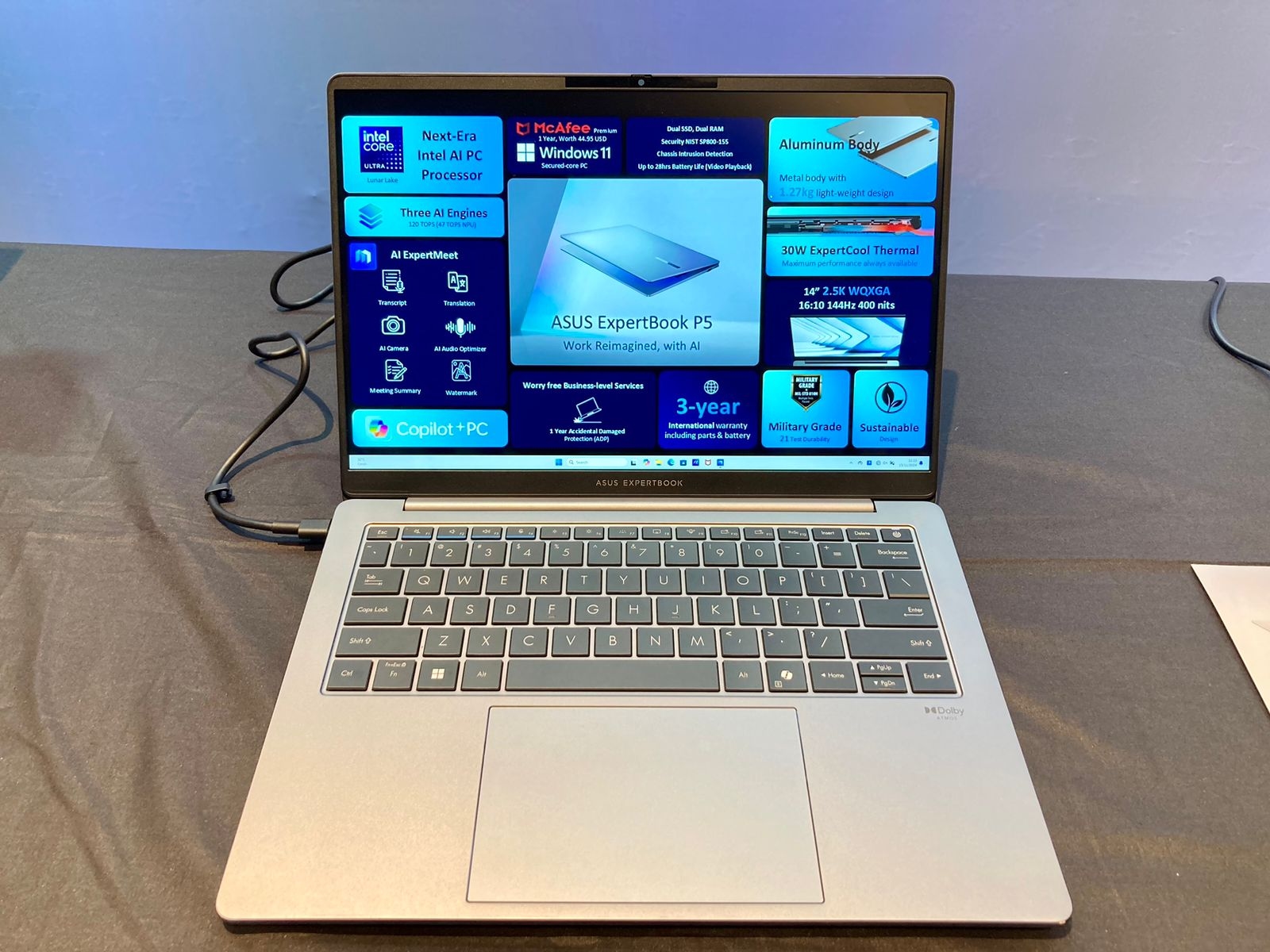 ASUS ExpertBook P5 Segera Hadir, Dukung Profesional dengan Fitur Copilot+, Desain Ringan!