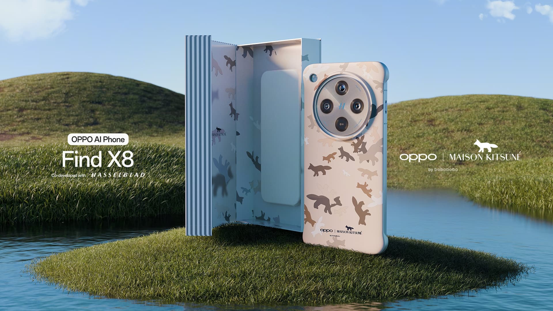 Jalin Kolaborasi Eksklusif dengan Maison Kitsune, OPPO Luncurkan Casing Edisi Terbatas