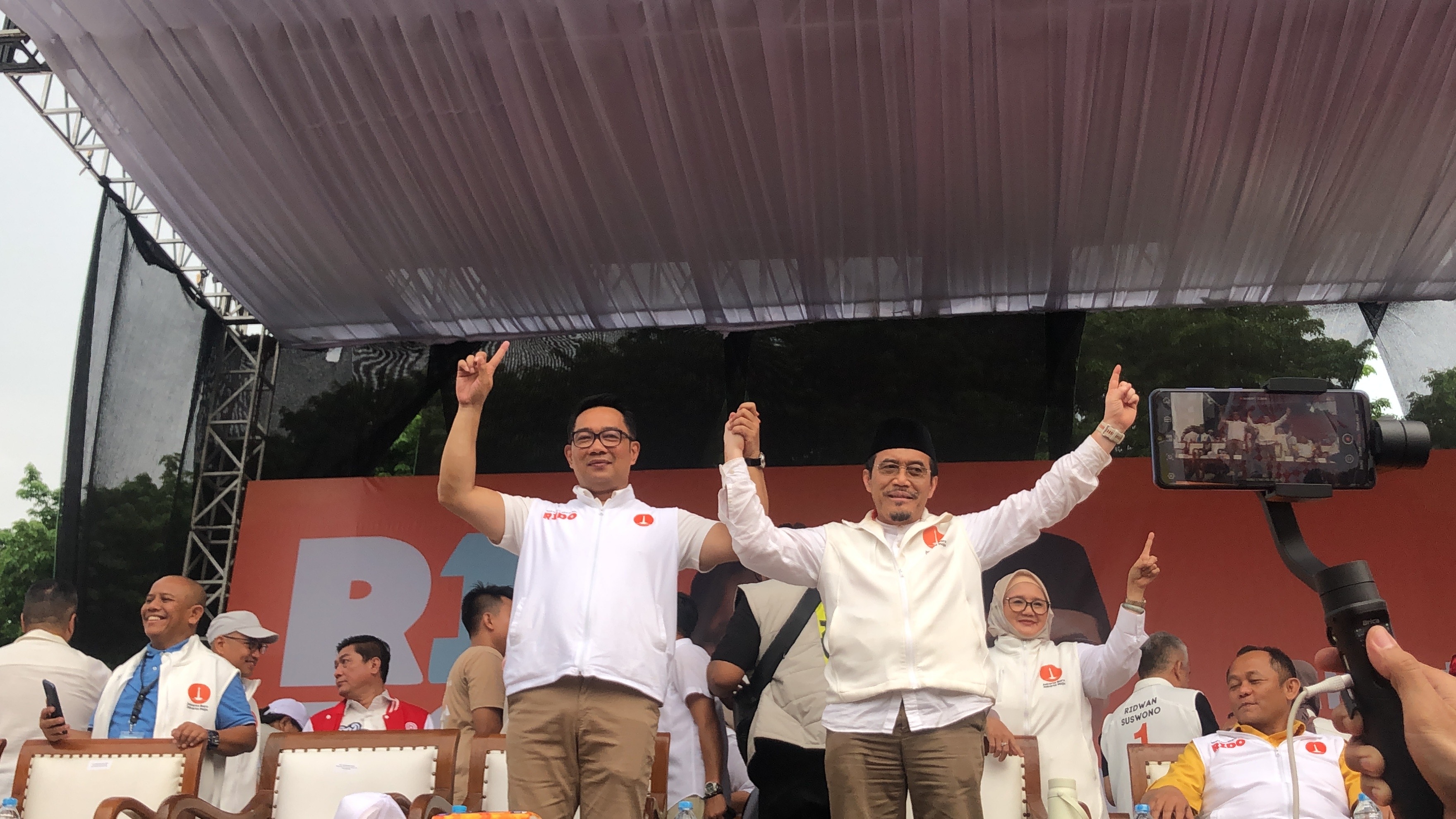 Pasangan RIDO Optimis Hadapi Putaran Kedua Pilkada Jakarta 2024